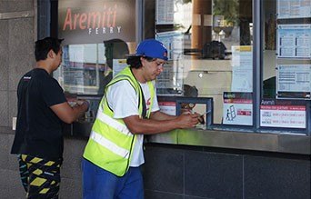 Aremiti ticket office Tahiti