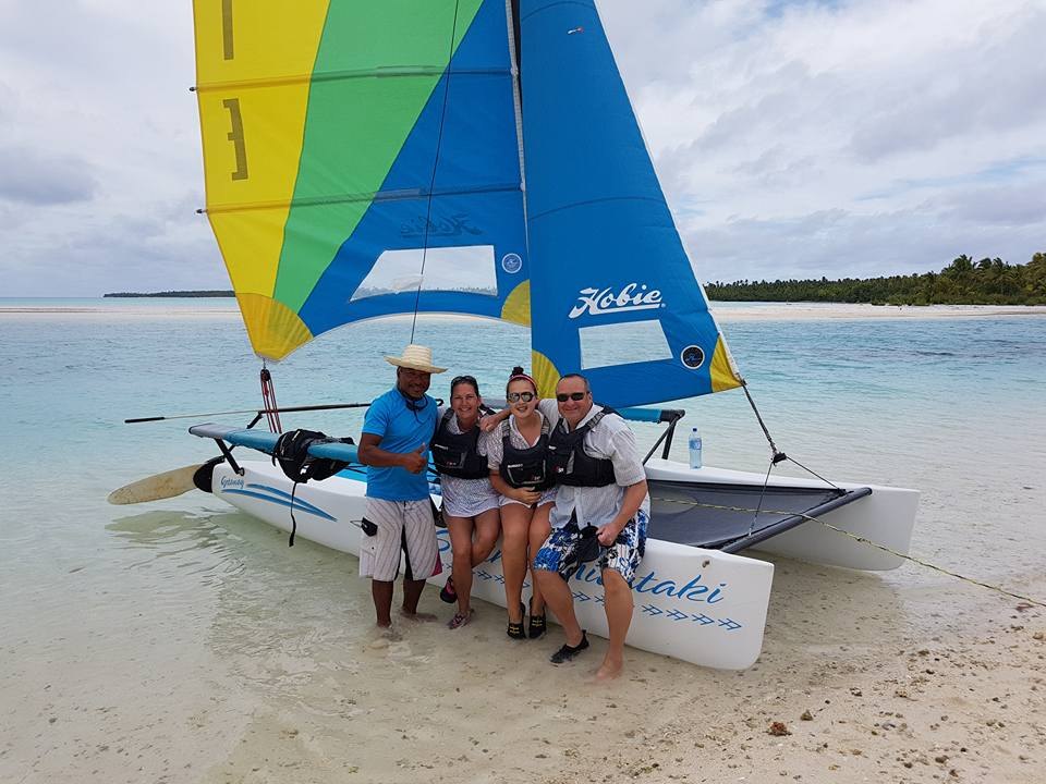 Sailing Aitutaki