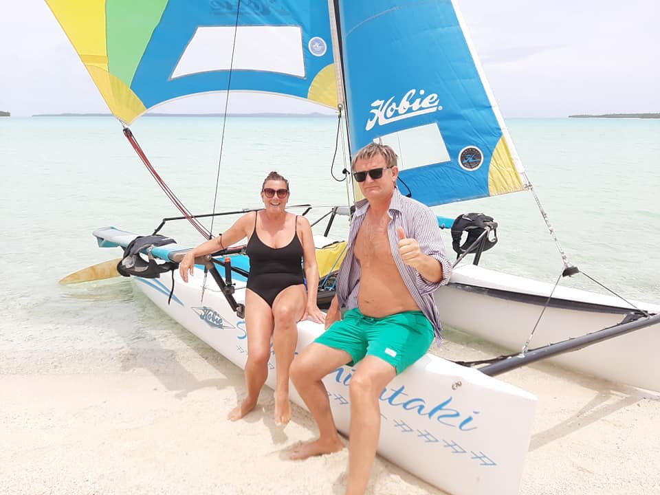 Sailing Aitutaki